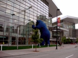 Giant Blue Bear at Denver Convention Center